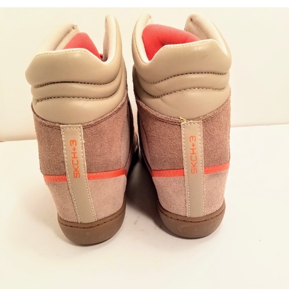 Sketcher Wedge Orange and Tan Brand New - Picture 4 of 4